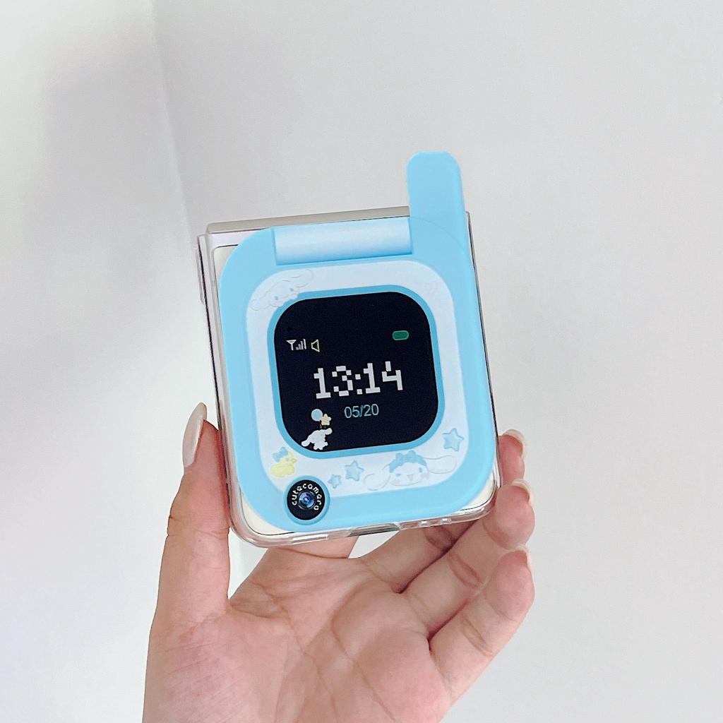Ốp Điện Thoại Chống Sốc Họa Tiết Hoạt Hình Phong Cách retro Cho Samsung z Flip 3 zflip3 z Flip3
