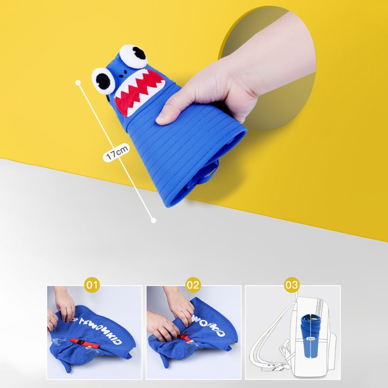 Nón Tai Bèo Kèm Tấm Che Cổ Chống Nắng Họa Tiết Hoạt Hình Dễ Thương Cho Bé