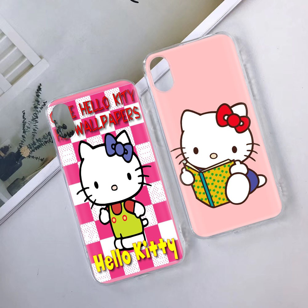 Ốp Điện Thoại Trong Suốt In Hình Hello Kitty Cho Motorola Moto G4 G5 Plus G5S G6 Z3 Play Tb35