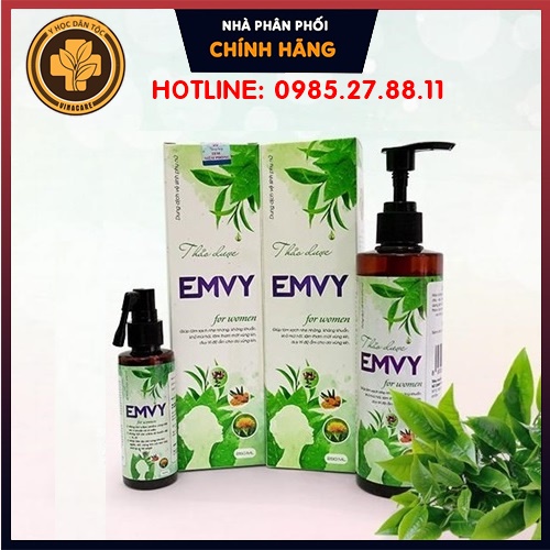 Liệu Trình Phụ Khoa EMVY Combo - [XỊT+RỬA] - Loại bỏ nấm ngứa âm đạo, viêm lô tuyến I, III, III