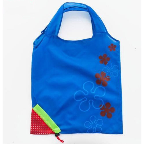 Túi đi chợ gấp gọn tái sử dụng họa tiết dâu tây xinh xắn