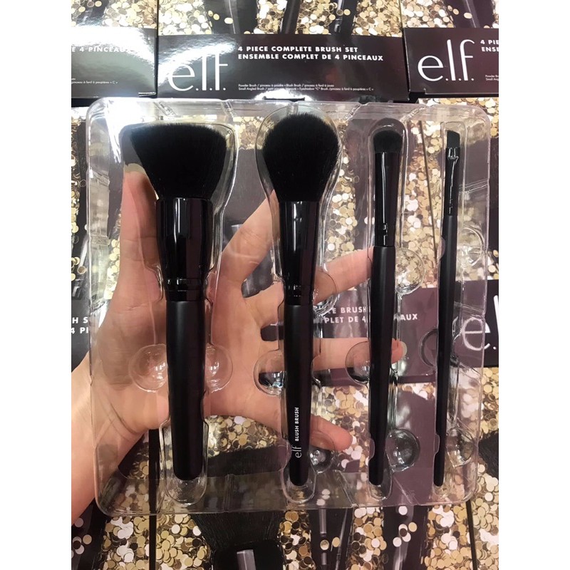 Set cọ ELF bản cán đen