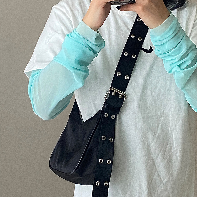 Túi Xách Nữ Đeo Vai Chất Nylon Phong Cách Retro