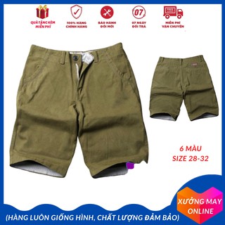 Quần short kaki trơn nam mặc đi chơi dạo phố cực kỳ năng động-XM035
