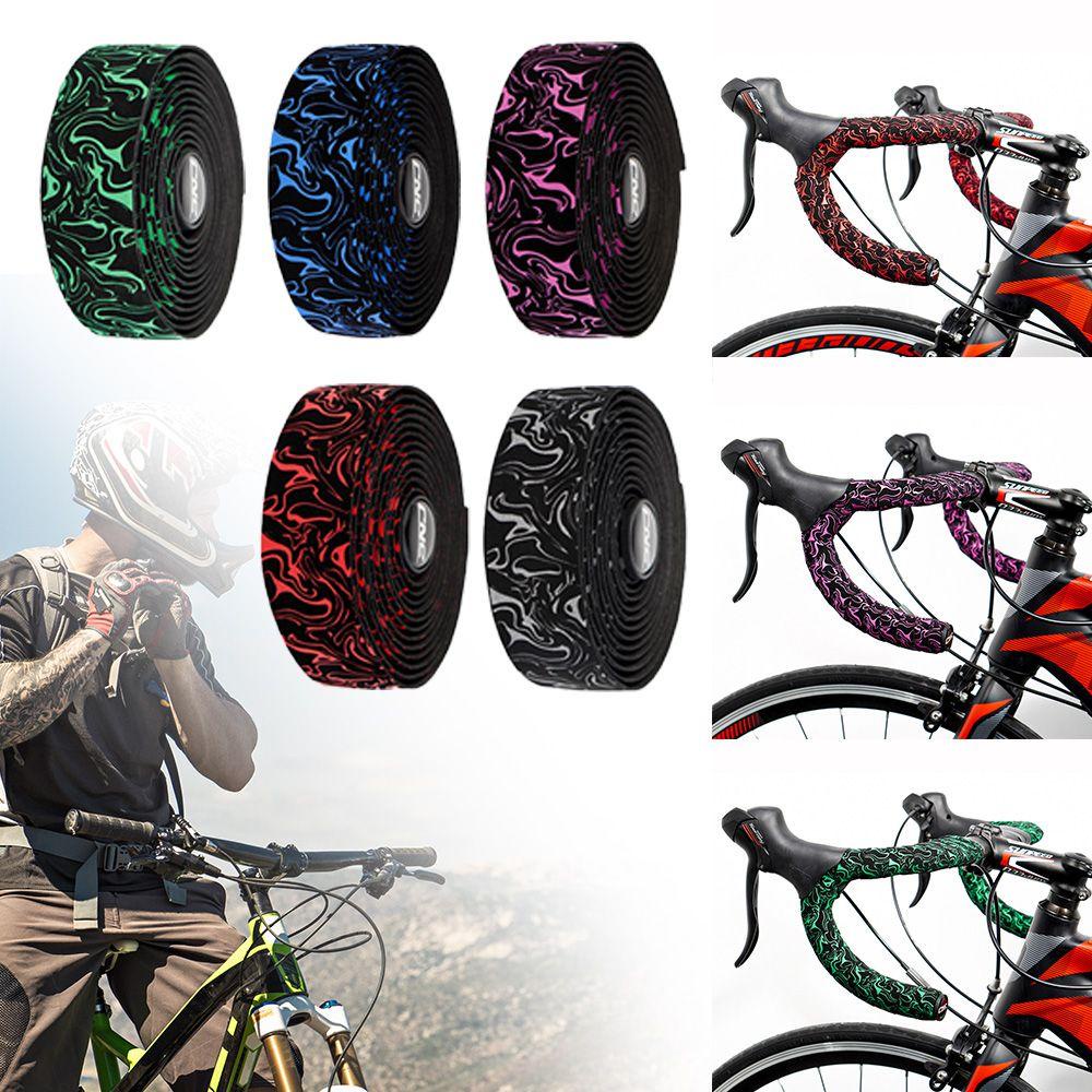 LAY 1 Cặp Băng Quấn Tay Lái Xe Đạp MTB Hấp Thụ Sốc Silica Gel Mới