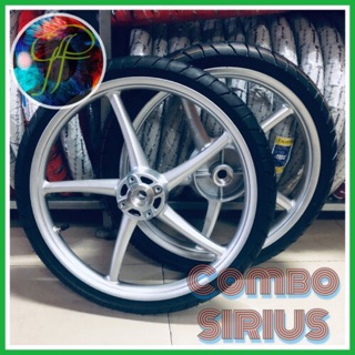 Bánh mâm Sirius full combo trước sau 1.4/1.6 kèm vỏ ruột Blazetech 2.25/2.50