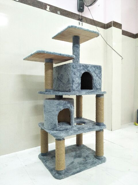 CAT TREE - TRỤ CÀO MÓNG - NHÀ CÂY CHO MÈO A10