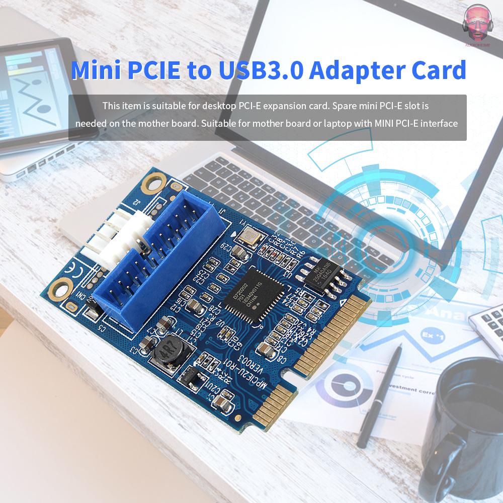 Card Chuyển Đổi Mini Pci-E Sang Usb3.0 20pin / 19pin Thẻ