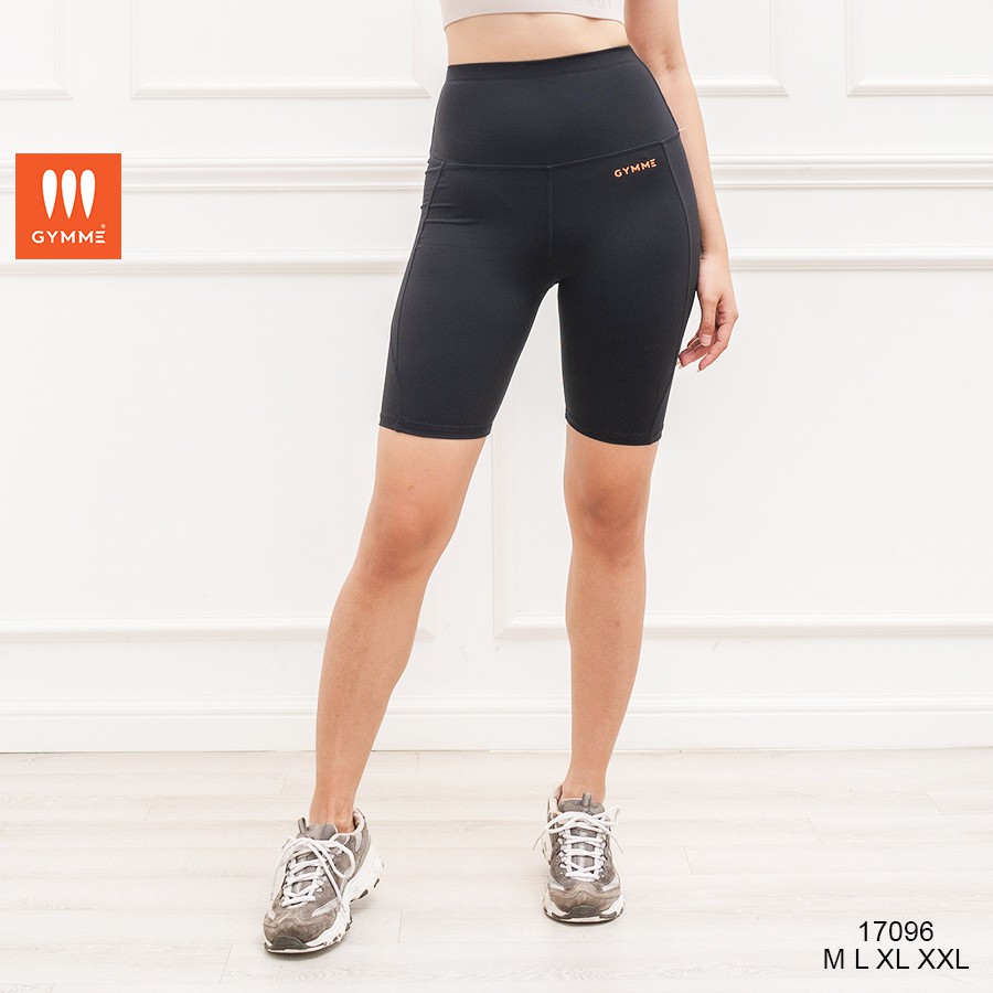 Quần tập gym, yoga GYMME biker short cạp cao nâng mông - 17096