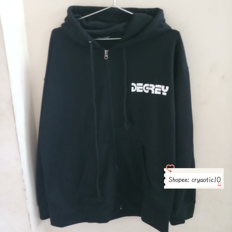 Áo hoodie zip tay thụng dây kéo hành tinh phi thuyền Degrey unisex cryaotic10