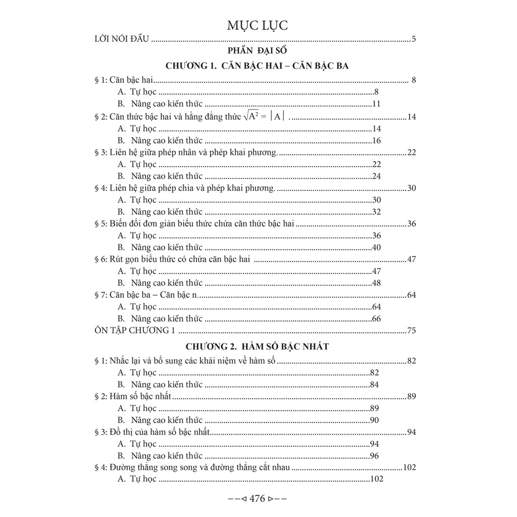 Sách: Tự học - Nâng cao Kiến Thức Toán Lớp 9