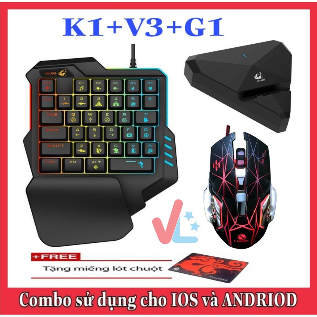 COMBO TRỌN BỘ 3 MÓN CHƠI GAME MOBI TRÊN ĐIỆN THOẠI (VLK1G1)