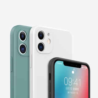 Ốp Điện Thoại Mềm Hình Vuông Bảo Vệ Cho IPhone 12 Pro Max 12mini