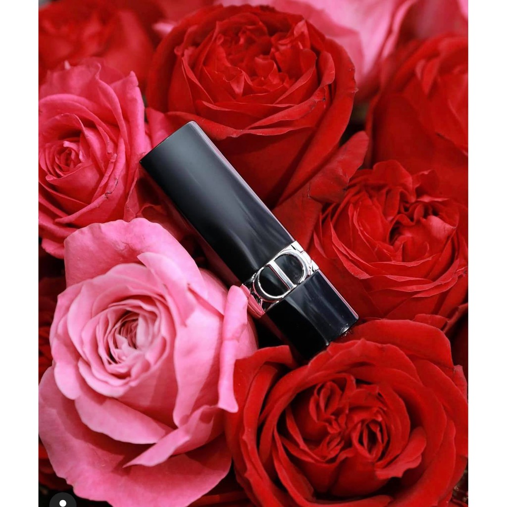 MẪU MỚI 2021 - Son Dior Rouge Lipstick màu 999 SATIN mini 1.5 CÓ BOX