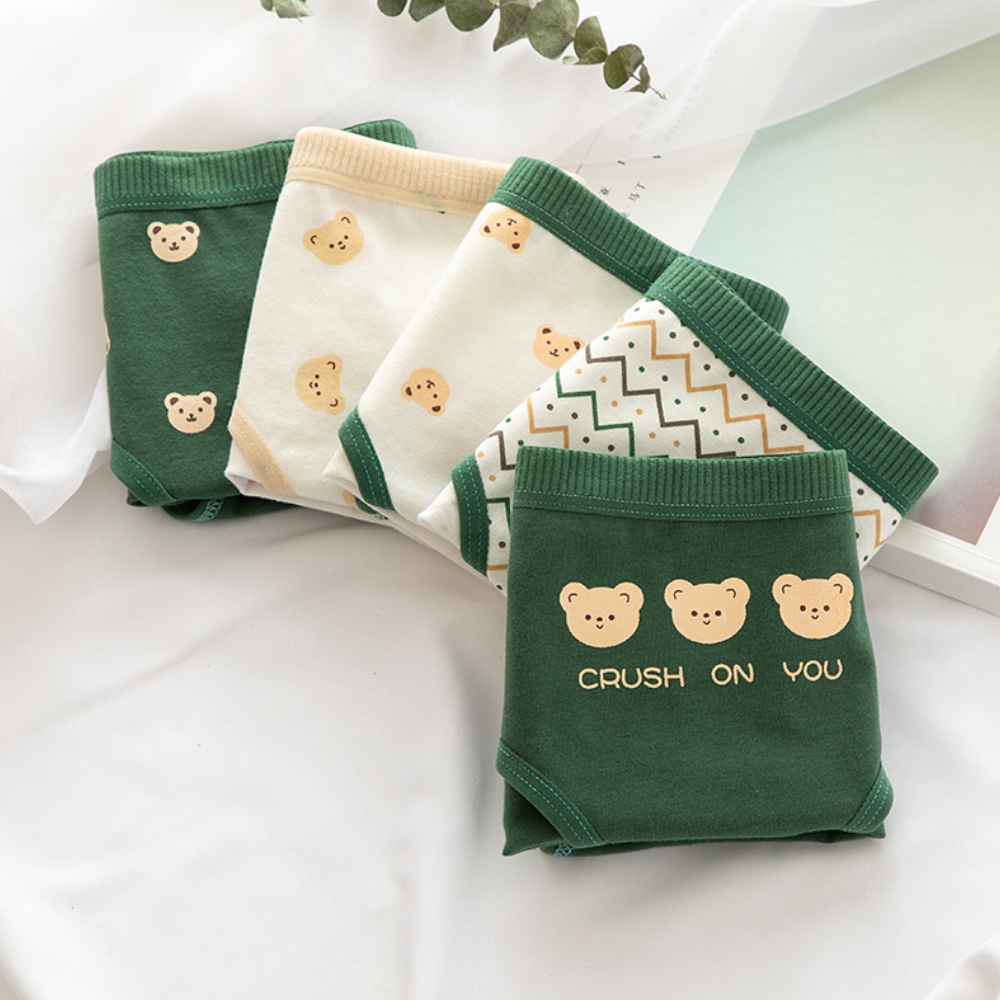 Quần lót cotton in họa tiết dễ thương dành cho nữ