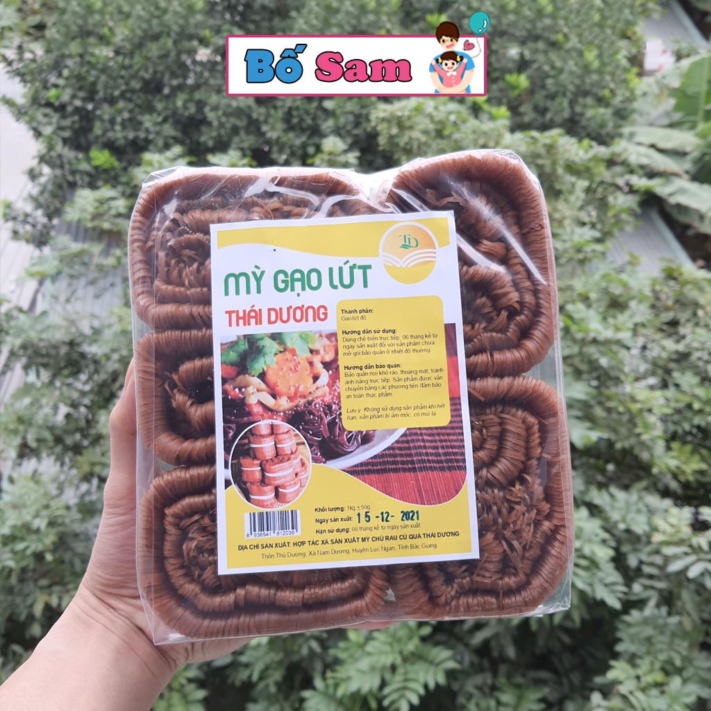 1kg Mì gạo lứt ăn kiêng giảm cân các bé ăn dặm 1kg Shop Bố Sam