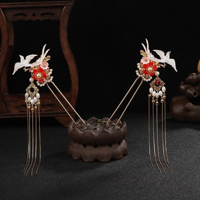 TRÂM CÀI TÓC HOA NGỌC - PHỤ KIỆN  CỔ TRANG THIẾT KẾ SANG TRỌNG