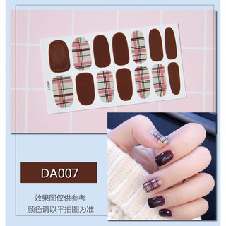 Set sticker nail - 12 miếng dán móng họa tiết xinh hottrend Hàn Quốc