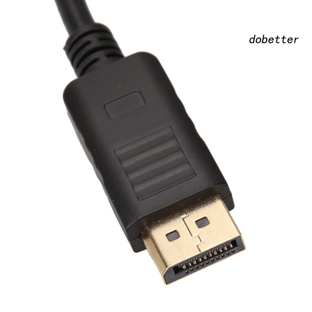 Cáp chuyển đổi Display Port DP 4K sang HDMI cho máy tính bàn/máy tính xách tay/TV/máy chiếu