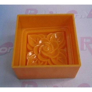 KHUÔN XÔI VUÔNG HÌNH HOA HỒNG 12 CM