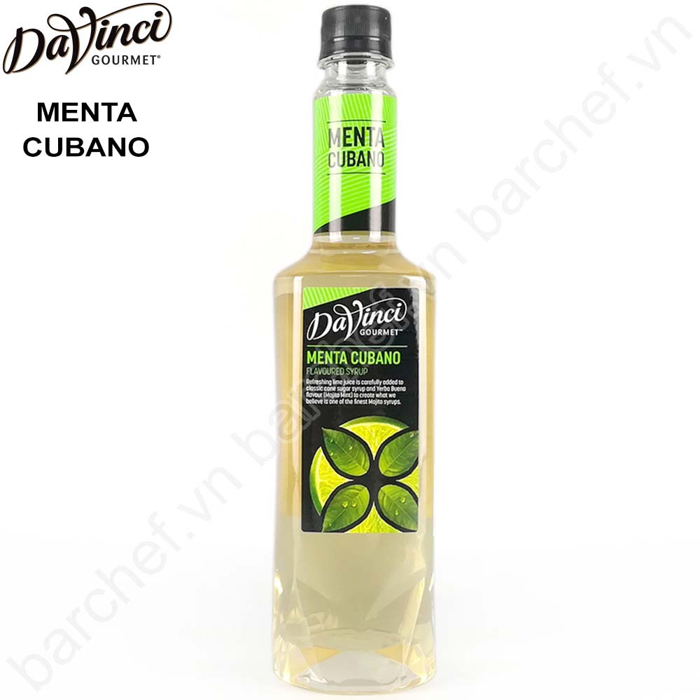 Siro Mojito Davinci Gourmet (DVG Menta Cubano Mixologist Syrup) - chai 750ml