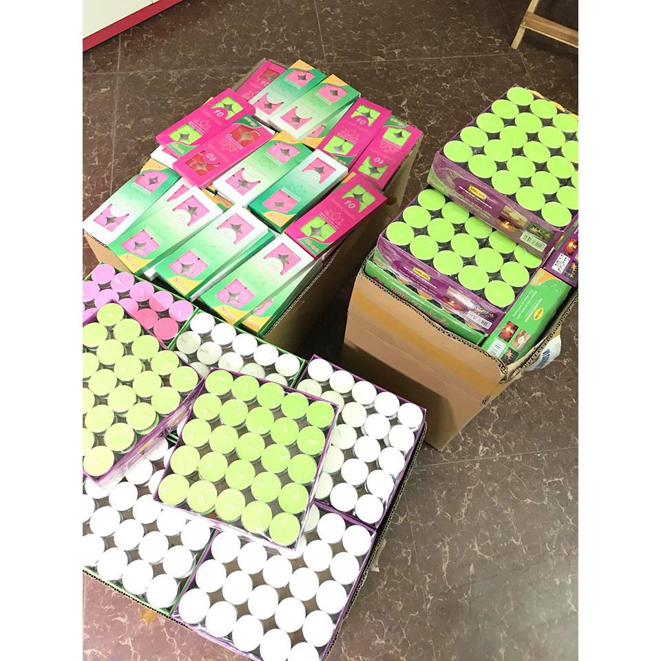 100 viên nến Nến Tealight sạch