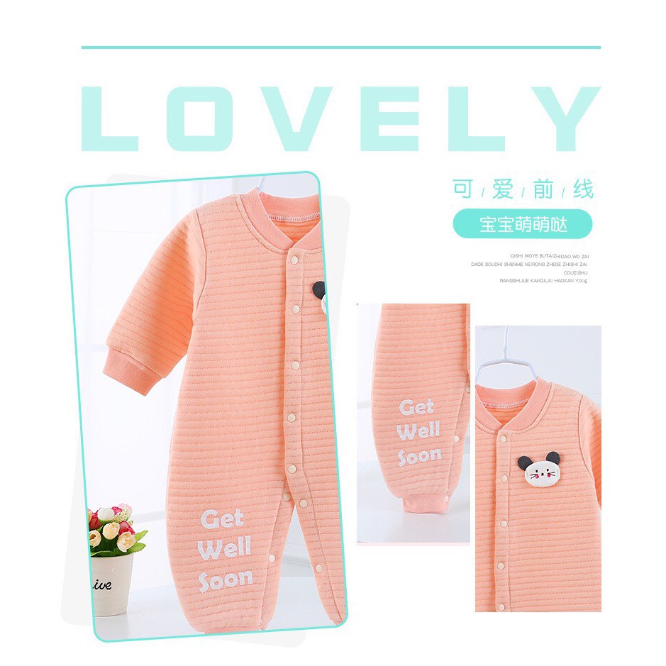 Body liền thân trần bông, bodysuit dài tay cotton cho bé trai và bé gái sơ sinh từ 3-15kg, hàng đẹp xuất Hàn - 𝐒𝐃𝟓𝟓