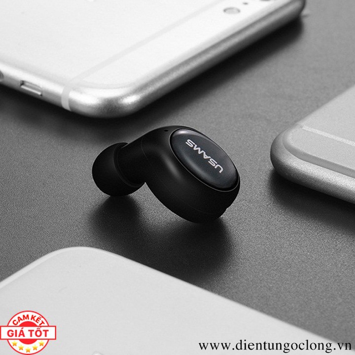 Tai Nghe Nhét Tai Bluetooth USAMS LJ001 Cao Cấp