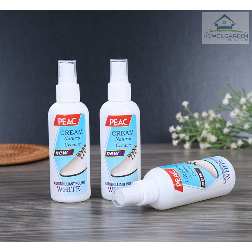 Chai xịt tẩy trắng giày dép túi xách 100ml - Home and Garden