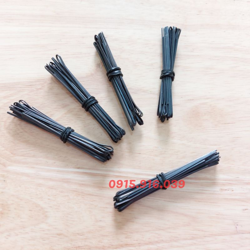 100 cây kẹp tăm đen xẹt mái, kẹp tóc cô dâu