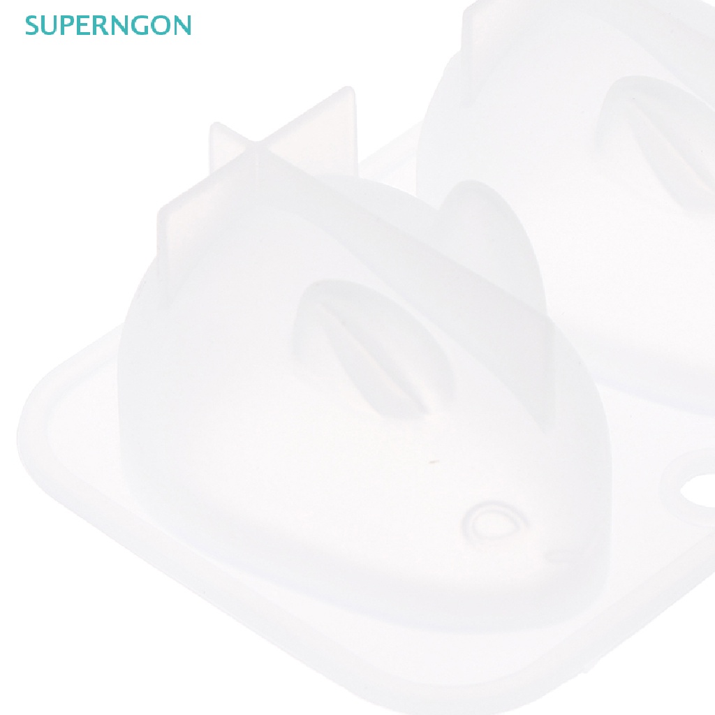 Khuôn Silicone Làm Bánh Hình Thỏ Phục Sinh 3D Đáng Yêu