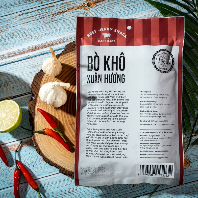 Bò khô xé sợi vị cay đặc biệt Xuân Hương nguyên chất thịt bò đậm đà hương vị thơm ngon đồ ăn vặt Nonglamfood | BigBuy360 - bigbuy360.vn