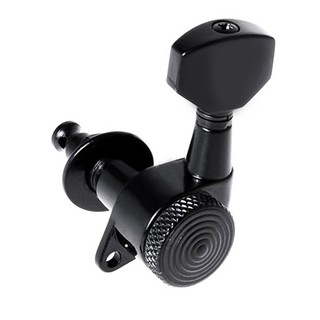 Guitar String Peg Locking Tuners Tuning Pegs Machine Heads Black 6R Inline
