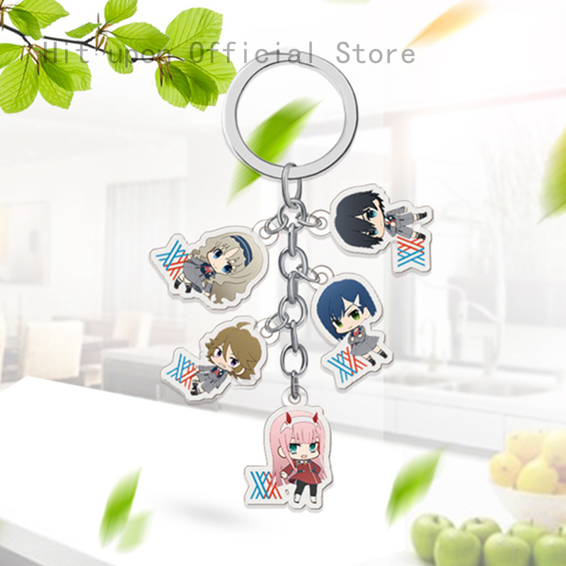 Practical Darling In The Franxx Acrylic Keychain Keyring Cosplay Anime Gifts  Hit upon