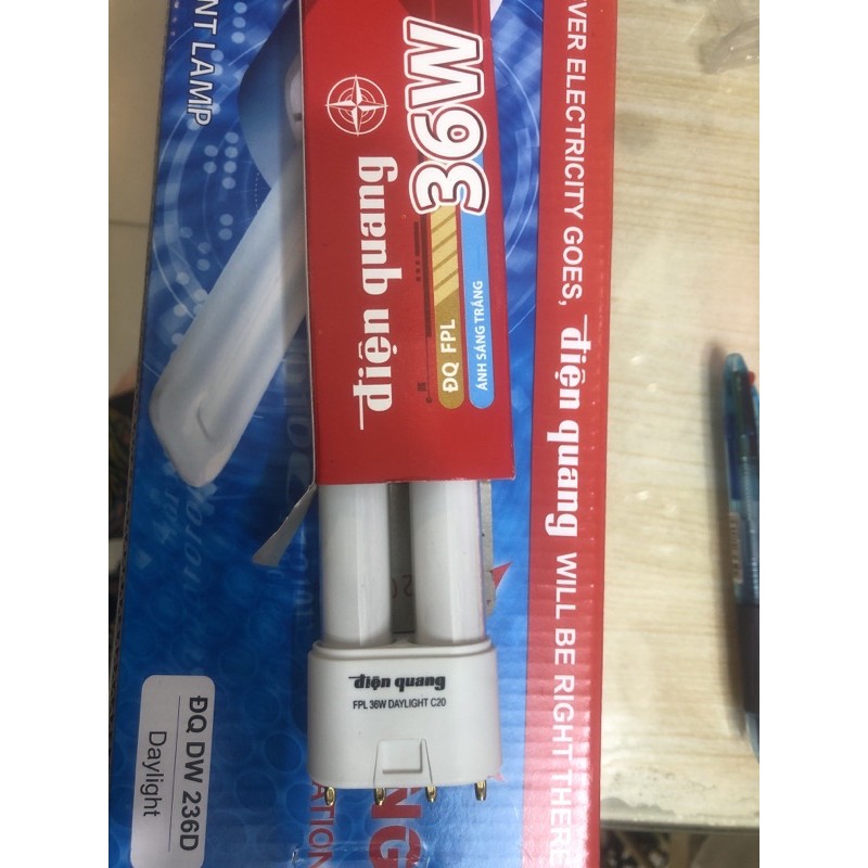 ⚡NOW SHIP⚡ Bóng Điện Quang Doublewing 36w-Bóng U 1 Đầu Điện Quang-Bóng đèn cánh bướm