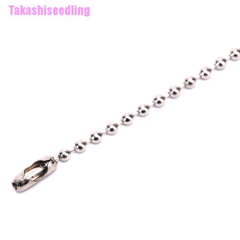 Bộ 10 dây móc khóa hạt đường kính 3.5