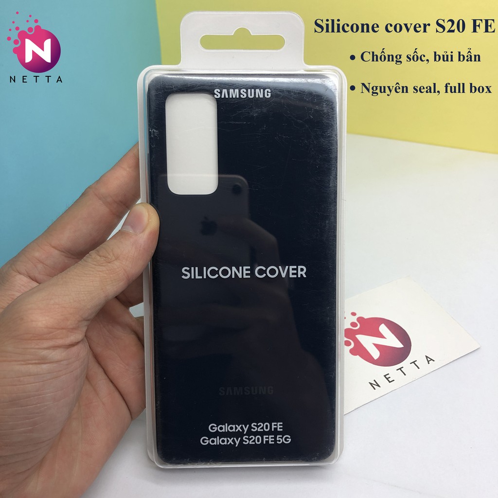 Ốp lưng S20 FE Silicone Cover chống bẩn, chống bụi, Fullbox nguyên seal chính hãng Samsung