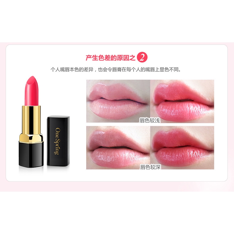 Son môi One Spring 8 màu chống nước lâu trôi cho nữ | BigBuy360 - bigbuy360.vn