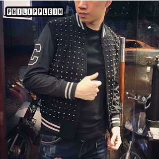 Áo khoác nam Saintlauren siêu cấp đinh [Có ảnh chi tiết]