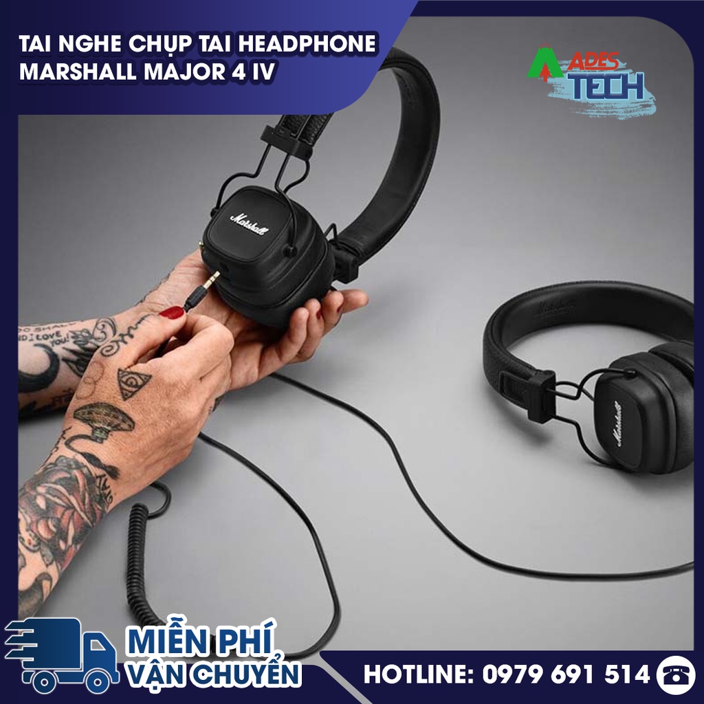 Tai Nghe Chụp Tai Headphone Marshall Major 4 IV - BẢO HÀNH 12 THÁNG