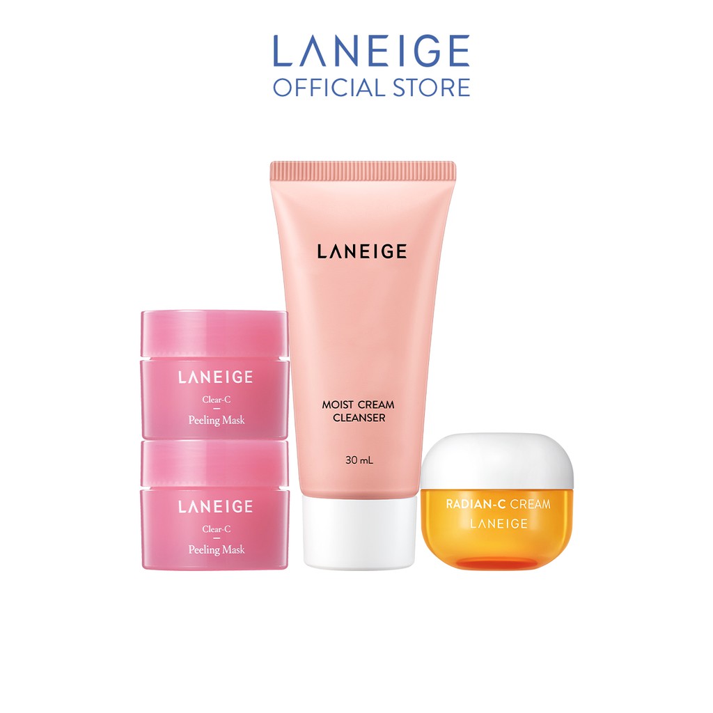 [HB GIFT] Bộ quà tặng tẩy tế bào chết  mờ đốm nâu và làm sạch da Laneige