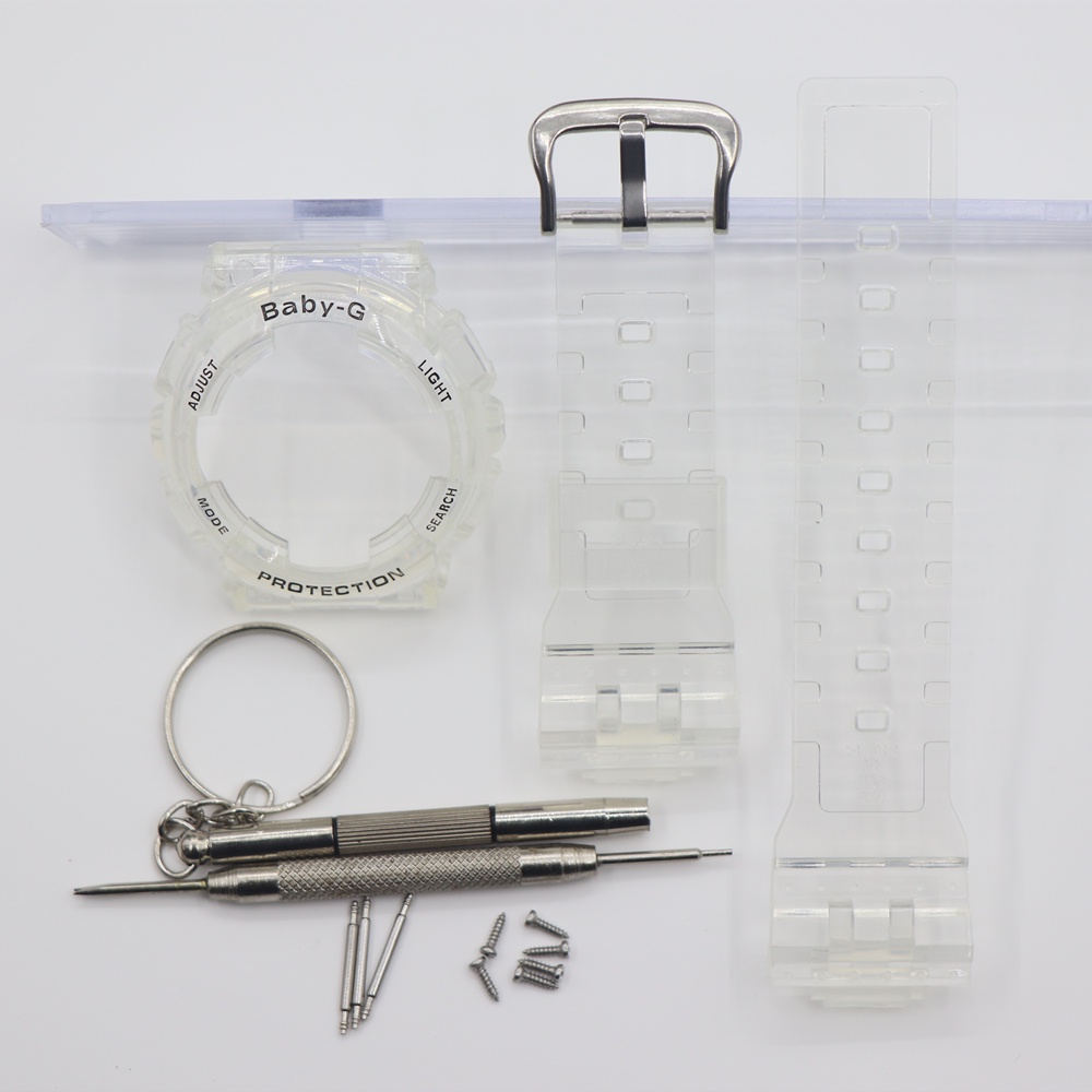 Dây đeo đồng hồ G-Shock dòng Baby-G Ba-111 Ba-110 Ba-112 kèm phụ kiện đepk mắt thời trang