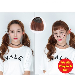 Tóc giả mái ngố ❤ FREESHIP đơn 50K ❤ Mái ngố thưa y tóc thật