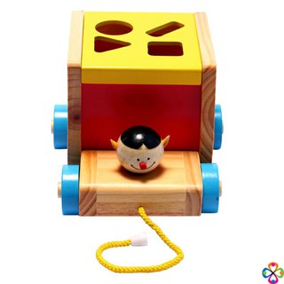 Xe cũi gỗ thả hình Halloweeen Edugames