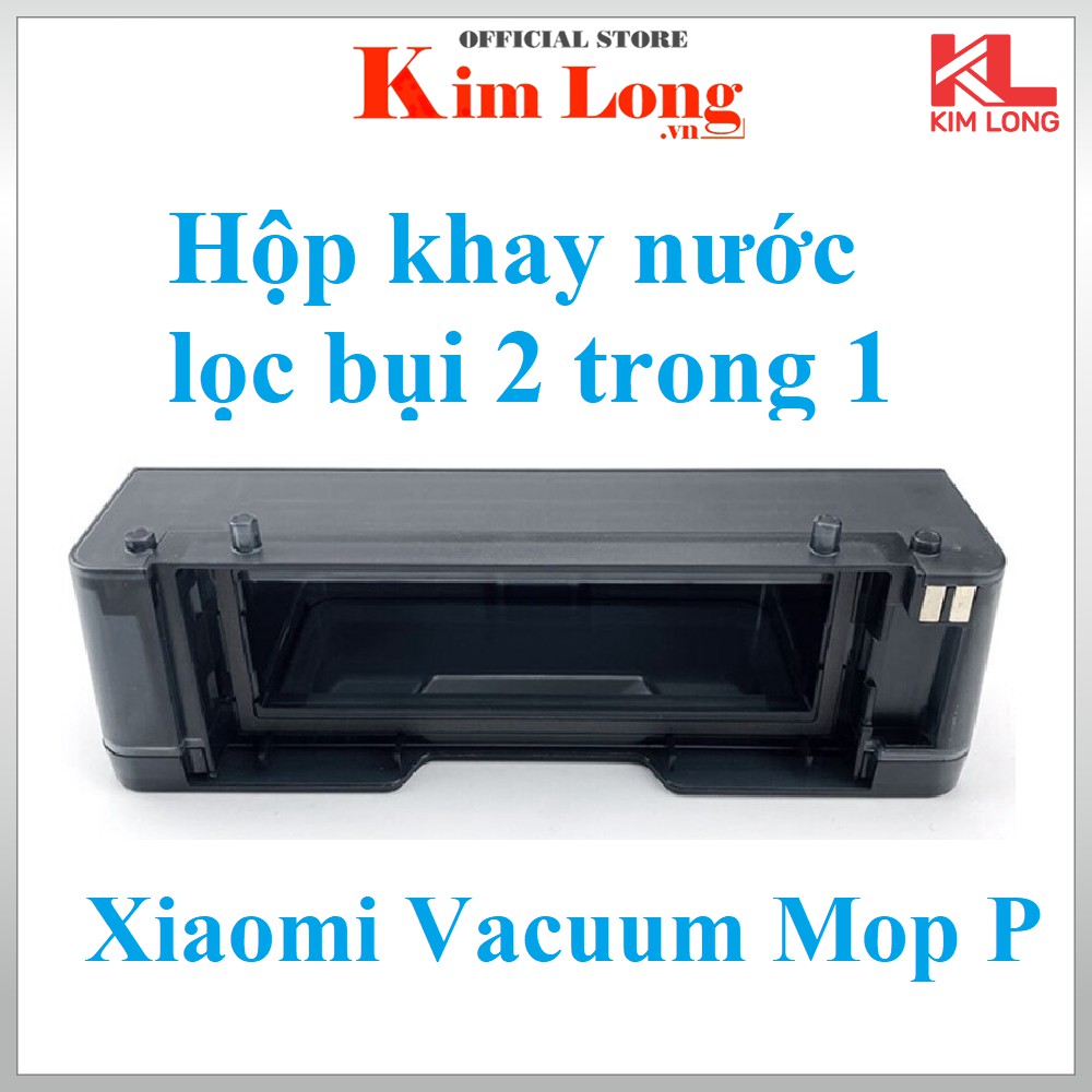 [Mã ELMS4 giảm 7% đơn 500K] Hộp Khay nước lọc bụi 2 trong 1 thay thế cho Robot hút bụi lau nhà Xiaomi Vacuum Mop P