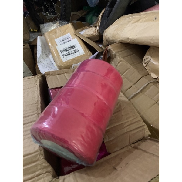 5m ruy băng voan nhũ cao cấp bản 4cm