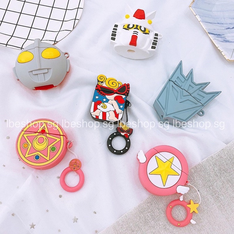 Ốp Bảo Vệ Tai Nghe Case Airpods 1 2 Đồng Giá 35K Nhiều Mẫu Dễ Thương Chất Liệu Silicone