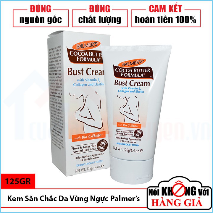 [CHÍNH HÃNG] Kem Săn Chắc Da Vùng Ngực Palmer's Tuýp 125Gr | Chống Chảy Xệ Ngực | Săn Chắc | Sáng Da
