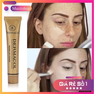 Kem nền Dermacol siêu che khuyết điểm, che sẹo, che mụn thần thánh ❤Maziishop