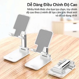 Giá Đỡ WiWu Adjustable Desktop Stand ZM103 Dành Cho Điện Thoại Làm Bằng Chất Liệu Nhựa Cao Cấp, Bền - Hàng Chính Hãng